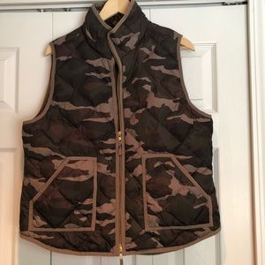 Relishing this EUC J Crew Camo Vest